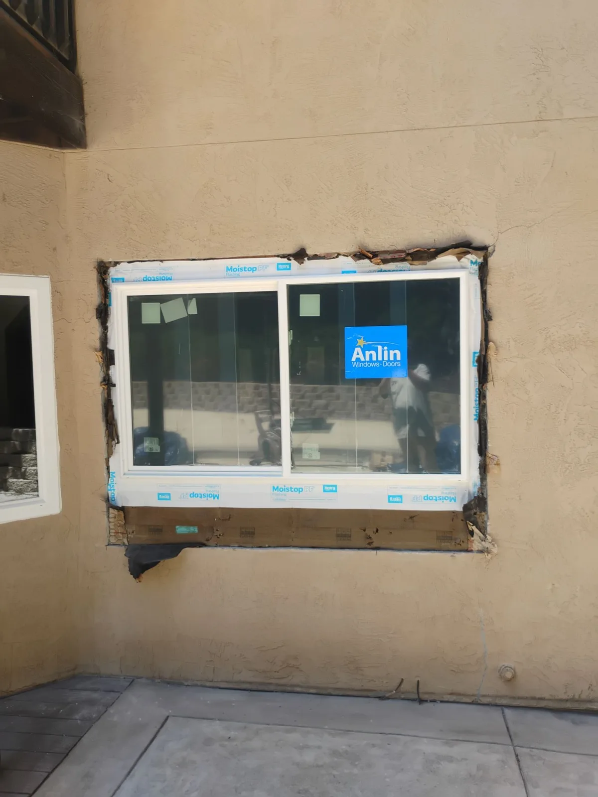 Anlin bay window replacement on a Danville, CA home installed by AMG Doors & Windows
