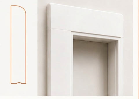 Craftsman casing profile (MC434 Profile) — installed door corner