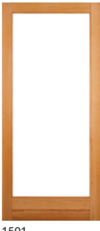 1501 Fir interior door — 1-Lite French Fir