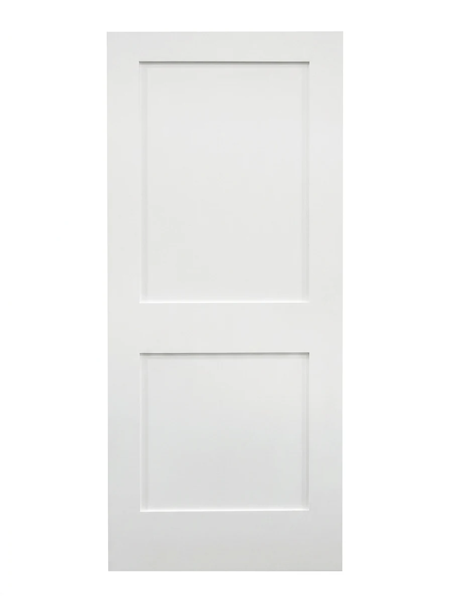 82 Flat Primed interior door — 2-Panel Flat Primed