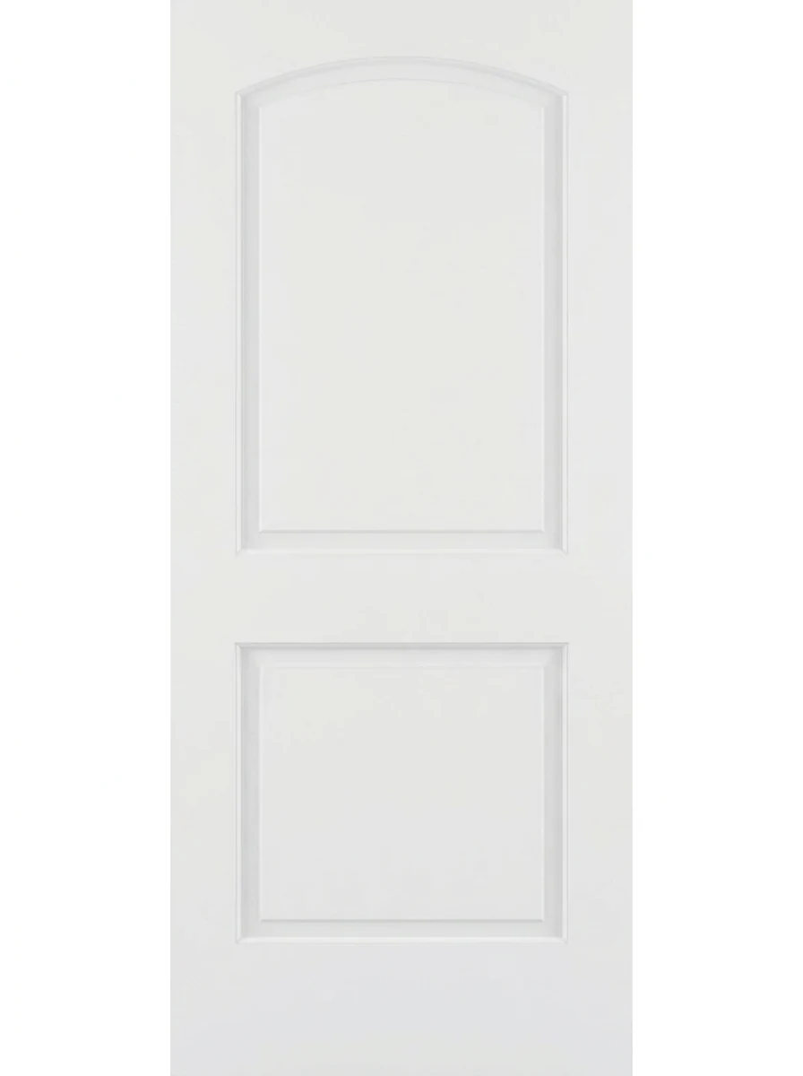 82A Raised Primed interior door — 2-Panel Arch Raised Primed